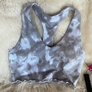 Carbon 38 sports bra/crop top